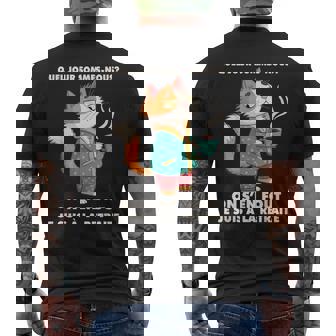 Chat Drôle Cadeau Anniversaire Retraite Humour Papa Pyjama T-shirt imprimé au dos - Cadeauxyz