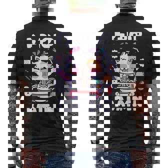 Chat K-Pop & Ramen Musique Coréenne Mignon Et Enjoué T-shirt imprimé au dos - Cadeauxyz