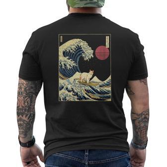 Chat Turcan Kanagawaague Drôle Deurf Animal T-shirt imprimé au dos - Cadeauxyz