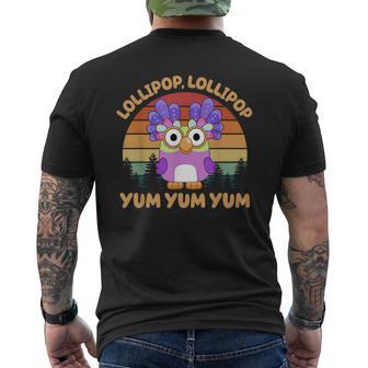 Chattermax Lollipop Lollipop Yum Yum Yum Men's T-shirt Back Print - Thegiftio UK