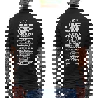 Chef De Partie Bienur Jeuis T-shirt imprimé au dos - Cadeauxyz