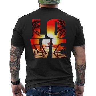 Chemise De Plage Coucher Deoleil T-shirt imprimé au dos - Cadeauxyz