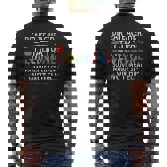 Cher Professeur Je Parle À Tout Le Monde Fourniturescolaires T-shirt imprimé au dos - Cadeauxyz