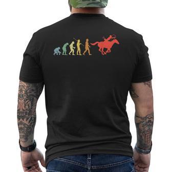 Cheval Et Arc Evolution Rétro Tir À L'arc Chevaux Cavalier T-shirt imprimé au dos - Cadeauxyz