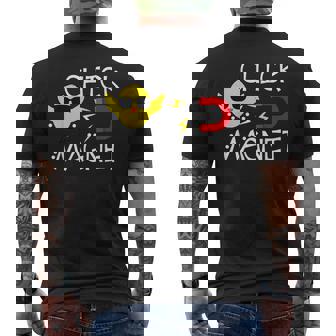 Chick Magnet Costume Chic Magnet Halloween Easter Humor Kids Men's Back Print T-Shirt | Mazezy