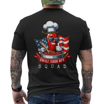 Chili Cook Off Squad Chili Cookoff Chili Cook Off Men's T-shirt Back Print - Thegiftio UK