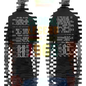 Choral Legend 1965 Singer 60 Years 60th Birthday Choir Tank Top Men's Back Print T-Shirt | Mazezy