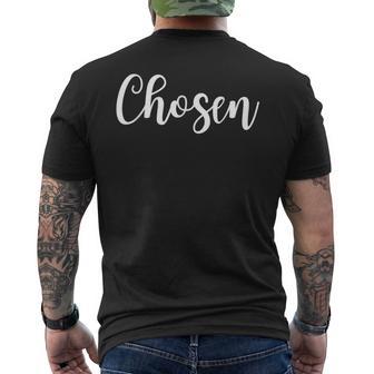 Chosen 1 Peter 2 Men's T-shirt Back Print - Thegiftio UK