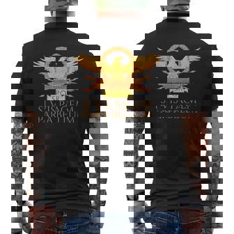Cita Latina -Iis Pacem Para Bellum Ancient Romepqr Camiseta Hombre Estampado Espalda - Regaloses