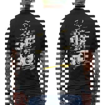 Citation Amusante Ici Le Chef C'est Moi Cadeau Pour Les Cuisiniers Et Les Chefs T-shirt imprimé au dos - Cadeauxyz