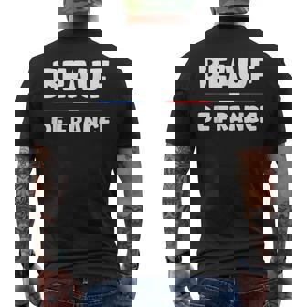 Citation Beauf De France Humour Beauf T-shirt imprimé au dos - Cadeauxyz