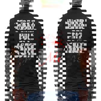 Citation Humoristique Normal Peoplecare Me Pour Un Amateur D'humour T-shirt imprimé au dos - Cadeauxyz