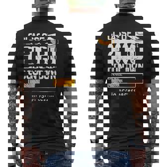 Class Of 2030 Count Down Graduating Fun First Day 8Th Grader Men's T-shirt Back Print | Seseable UK