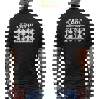 Class Of 2038 First Day Of School And Graduation Outfit Men's T-shirt Back Print | Seseable UK