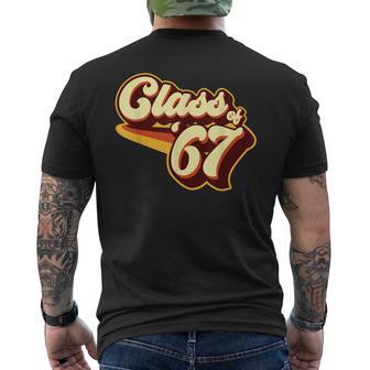 Class Of 67 Reunion Retro 1967 Men's T-shirt Back Print - Thegiftio UK