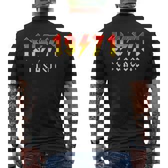 Classic 55 Birthday Decorations 55Yr 1971 55Th Birthday Men's T-shirt Back Print | Seseable FR