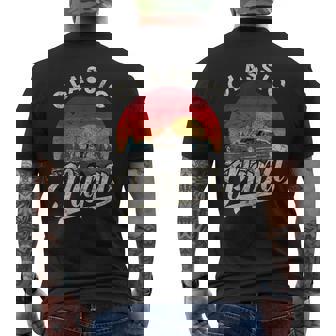 Classic Papa Saying Car Lover Dad Papa Grandpa Men's T-shirt Back Print - Thegiftio