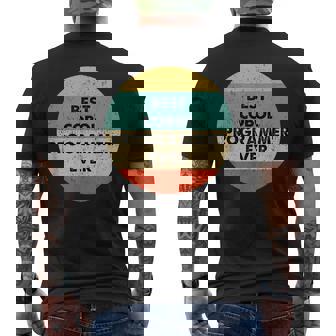 Cobol プログラマーシャツ 史上最高のコボルプログラマー メンズTシャツ バックプリント - Kawaiitshirt