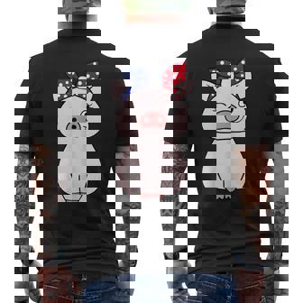 Cochon Avec Drapeau Français France Française T-shirt imprimé au dos - Cadeauxyz