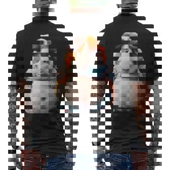 Cochon D'inde Amusant Et Moelleux Avec Grosentre Gros Amateur De Cochon D'inde T-shirt imprimé au dos - Cadeauxyz