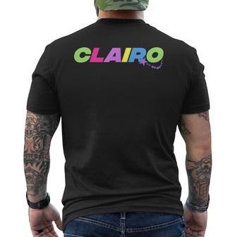 Colored Clairo Stars Men's T-shirt Back Print - Thegiftio UK