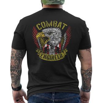 Combat Engineer Veteran's Day Veterans Combat Veteran Men's T-shirt Back Print - Thegiftio UK
