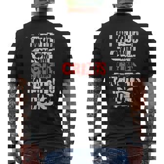 I Would Commit Crimes For This Dog Lover Men's T-shirt Back Print | Seseable UK