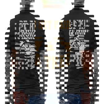 Conducteur De Grue D'exploitation Forestière Forestier Grue T-shirt imprimé au dos - Cadeauxyz