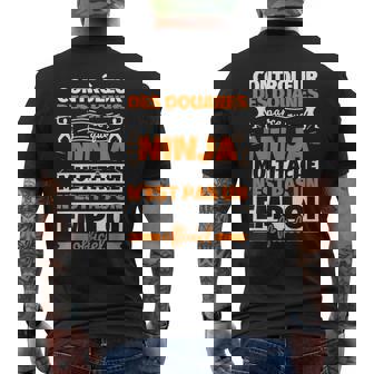 Contrôleur Des Douanes Drôle Cadeaux Ninja Humor T-shirt imprimé au dos - Cadeauxyz