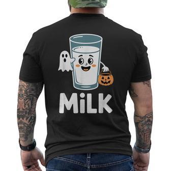 Cookie And Milk Couple Matching Halloween Costume Men's T-shirt Back Print - Thegiftio UK