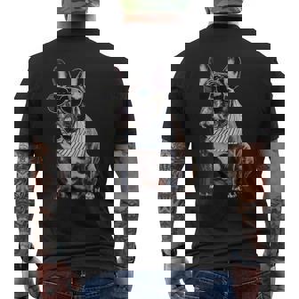 Cool French Bulldog For French Bulldog Lovers Men's T-shirt Back Print - Monsterry