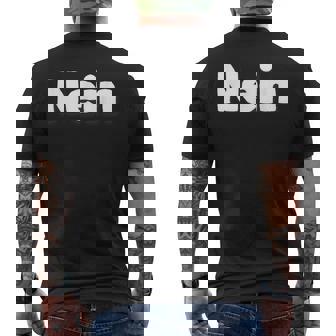 Cool Nope 引用句 ドイツ語で「No Or Nope」と言う人のための一言 メンズTシャツ バックプリント - Kawaiitshirt