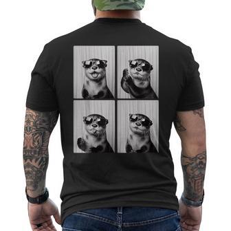 Cool Otter Sea Animals Otter Cute Otter Men's T-shirt Back Print | Seseable CA