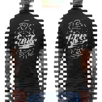 Cool Papas Club Emblem Father's Day Best Papa Men's T-shirt Back Print - Monsterry