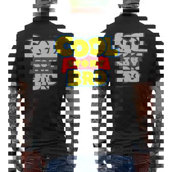 Cool Story Bro Funny Sarcastic Parody Kids Toys Animation Men's Back Print T-Shirt | Mazezy