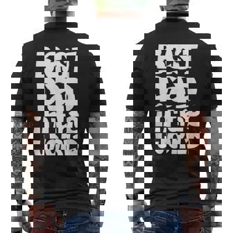 Cooluper Dad Father's Day Outfit Best Dad In The World T-shirt da uomo con stampa posteriore - Novitaregali