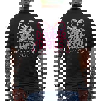 Coquette Pink Bow Ten Double Digits 10Th Birthday Est 2015 Men's T-shirt Back Print | Mazezy