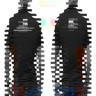 Corazzata Italiana Conte Di Cavour Bandiera Italia T-shirt da uomo con stampa posteriore - Novitaregali