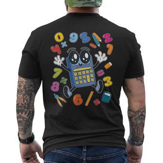 Costume De Calculatrice De Jour Des Mathématiques Pour Enfants T-shirt imprimé au dos - Cadeauxyz