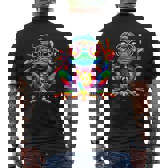 Costume De Grenouille Hippie Tie-Dyeigne De La Paix Fête Des Années 70 Et Années 60 T-shirt imprimé au dos - Cadeauxyz