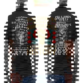 This Country Was Built By Immigrants Make America Great Men's T-shirt Back Print | Seseable CA