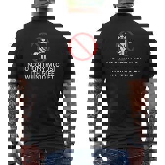 Country Music Sucks I Hate Pop Country Men's Back Print T-Shirt | Mazezy