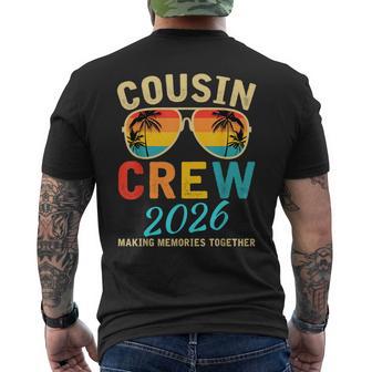 Cousin Crew 2026 Family Making Memories Men's T-shirt Back Print - Thegiftio UK