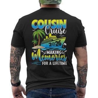 Cousin Cruise 2026 Making Memories For A Lifetime Matching Men's T-shirt Back Print | Seseable FR