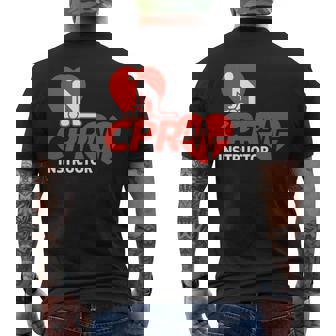 Cpr インストラクターシャツ Ems ボランティア ナースライフセーバー ギフト 長袖tシャツ メンズTシャツ バックプリント - Kawaiitshirt