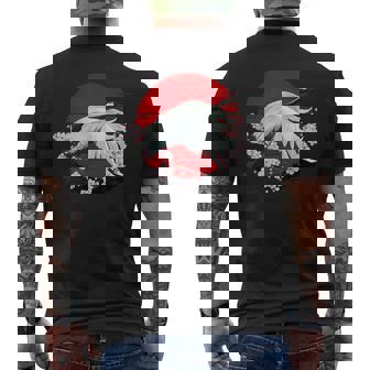 Crane Rouge Japonaise Tsuru T-shirt imprimé au dos - Cadeauxyz