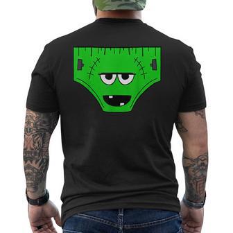 Creepy Pair Of Underwear Face Costume Men's T-shirt Back Print - Thegiftio UK