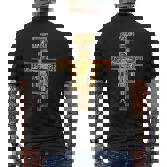 Croix Dean Damiano Deaint François D'assise T-shirt imprimé au dos - Cadeauxyz