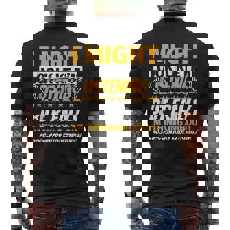 Cross-Country Equestrianism Look Like I‘m Listening Tank Top Men's Back Print T-Shirt | Mazezy