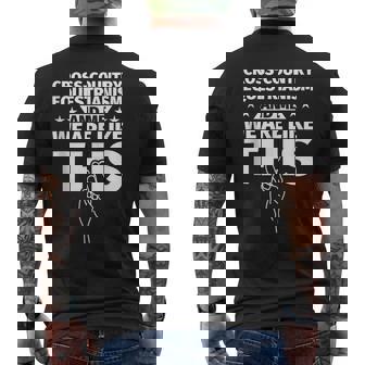 Cross-Country Equestrianism An Me We Are Like This Tank Top Men's Back Print T-Shirt | Mazezy